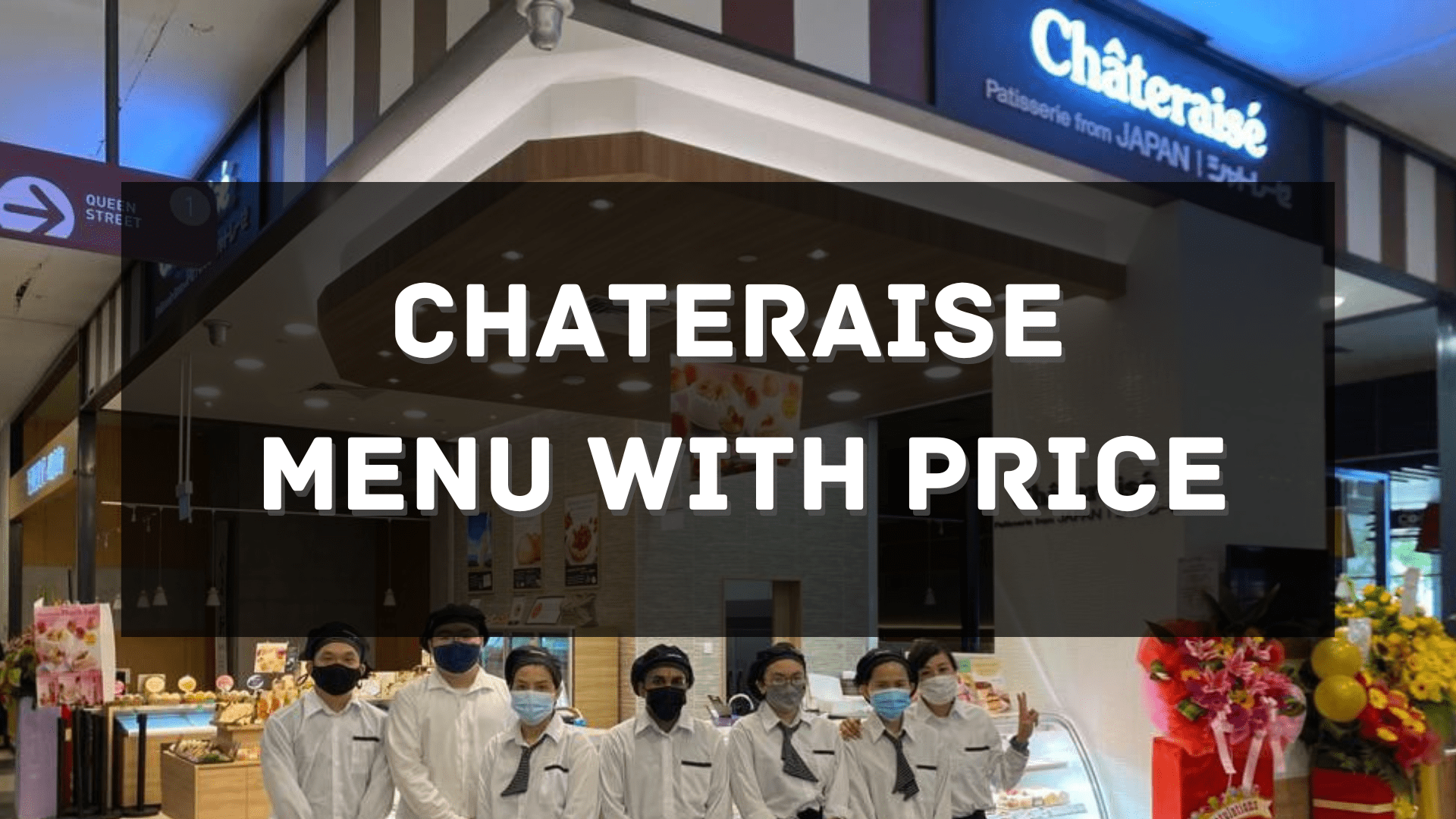 Chateraise Menu with Price Singapore