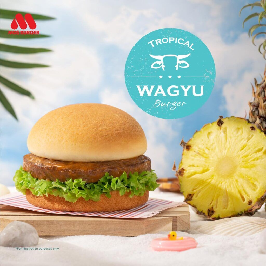 Tropical Wagyu Burger MOS Burger Menu