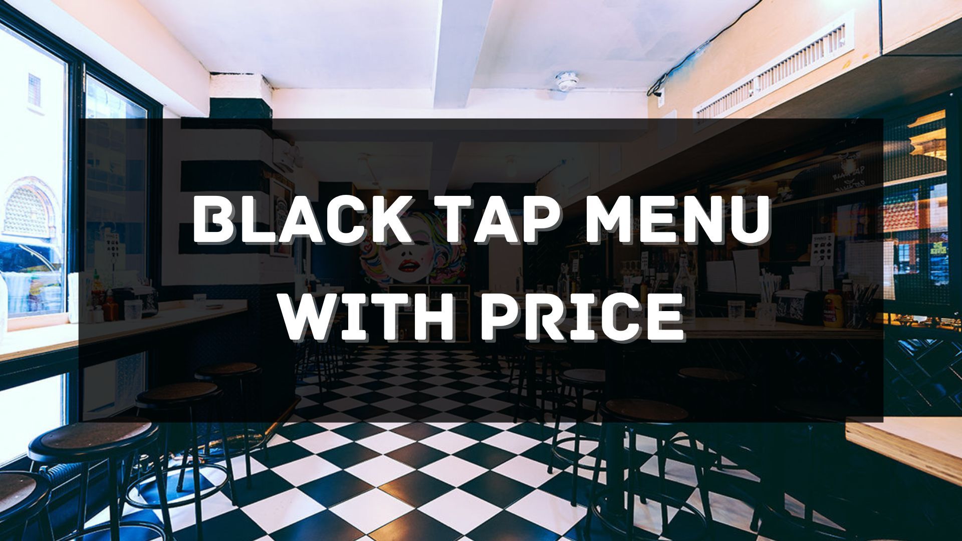 black tap menu with price singapore