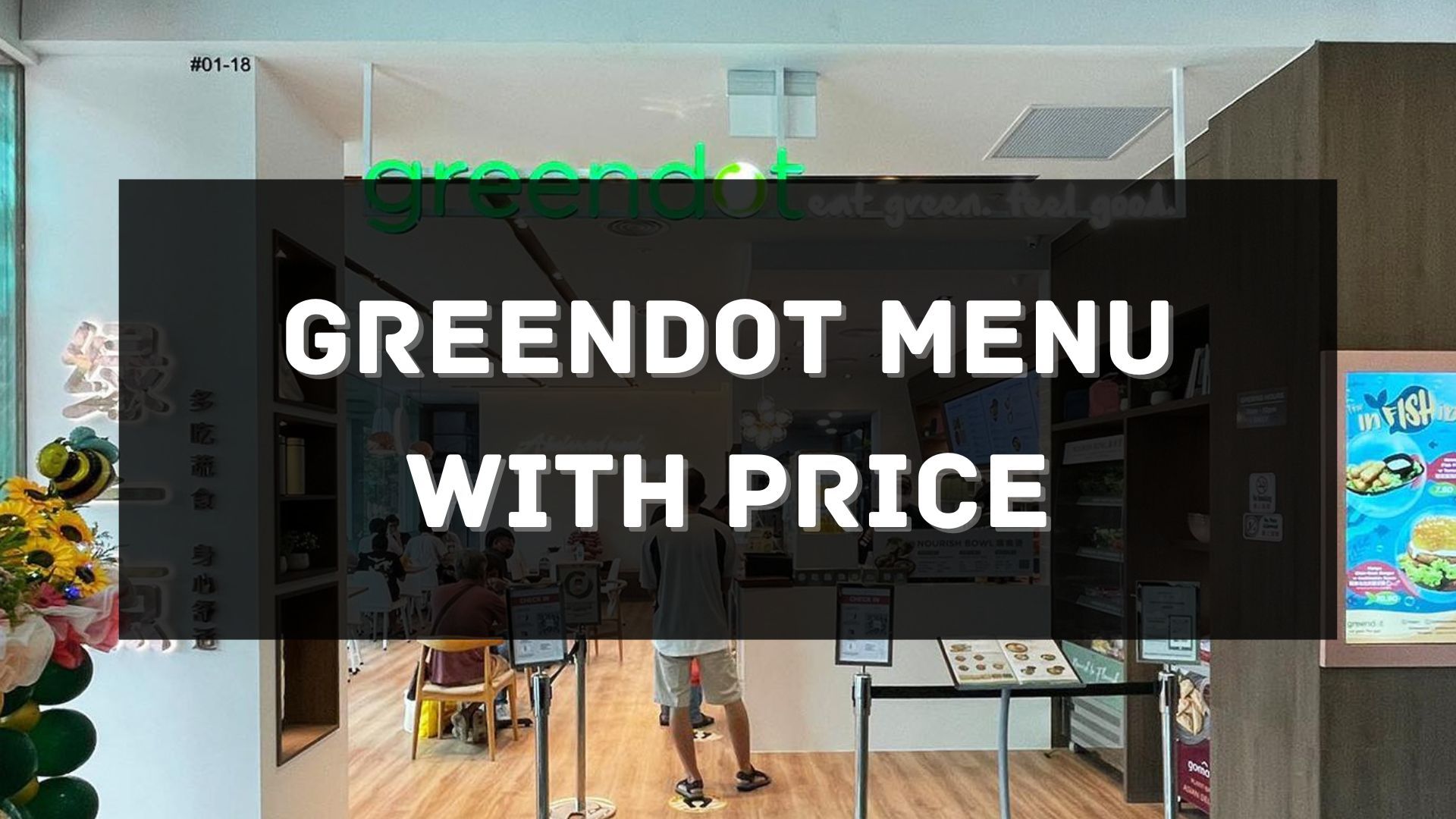 greendot menu with price singapore