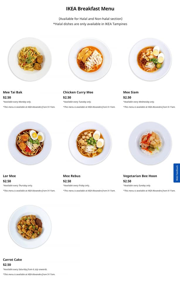 IKEA Restaurant Menu with Price 2024 Singapore [UPDATED]