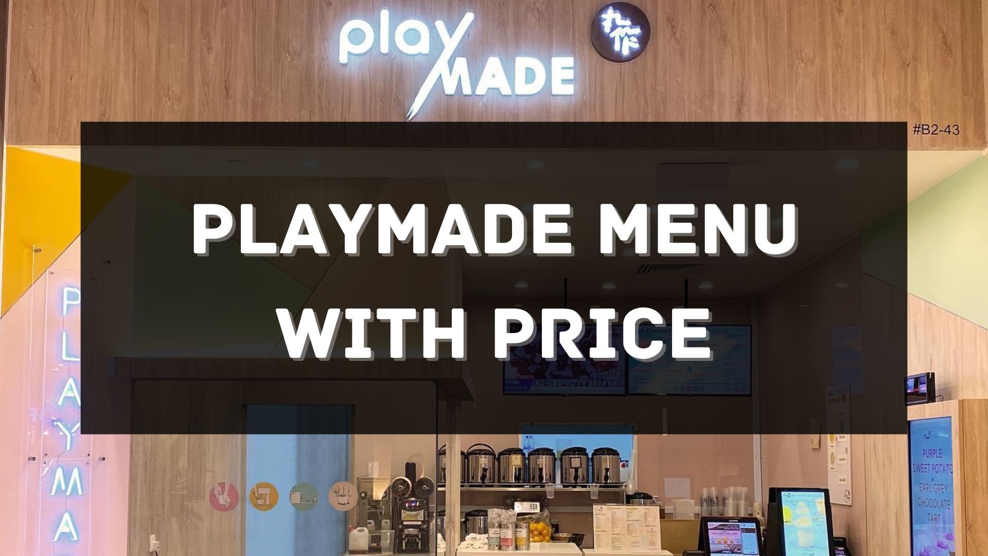 playmade menu with price singapore