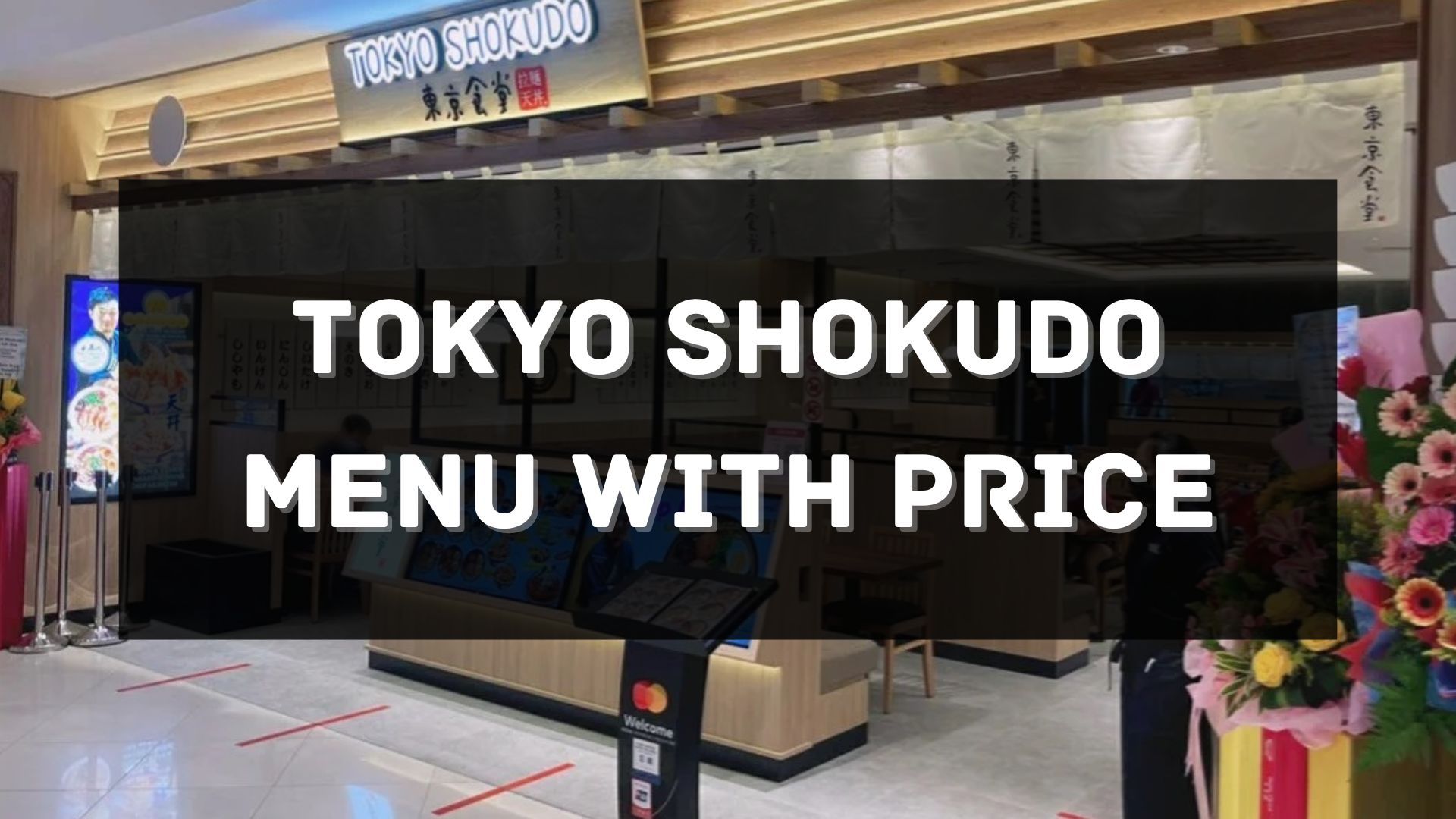 tokyo shokudo menu with price singapore