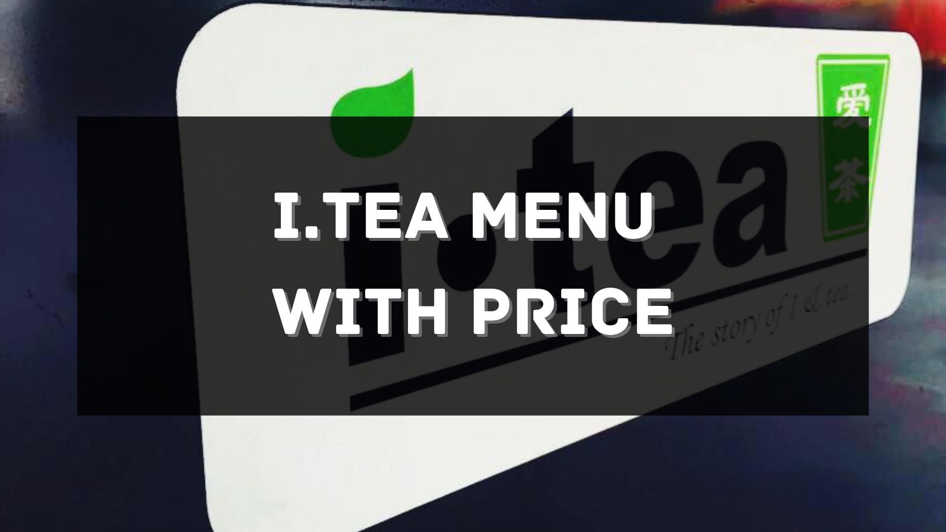 itea menu with price singapore