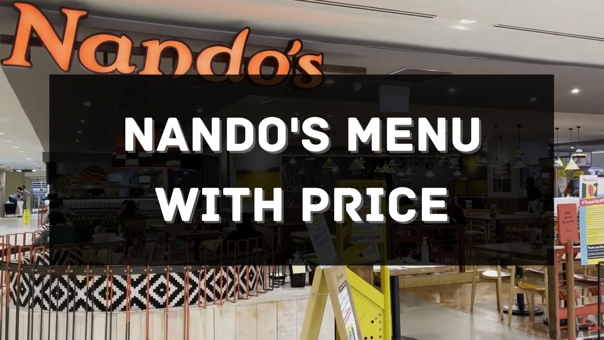 nandos menu with price singapore