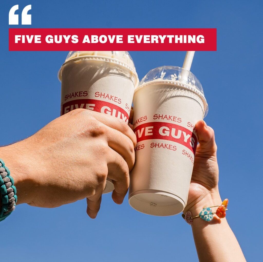 Five Guys Menu With Price 2024 Singapore Updated 7511