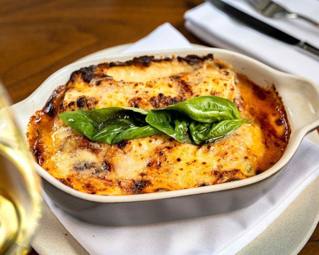 Baked Spinach and Ricotta Cannelloni