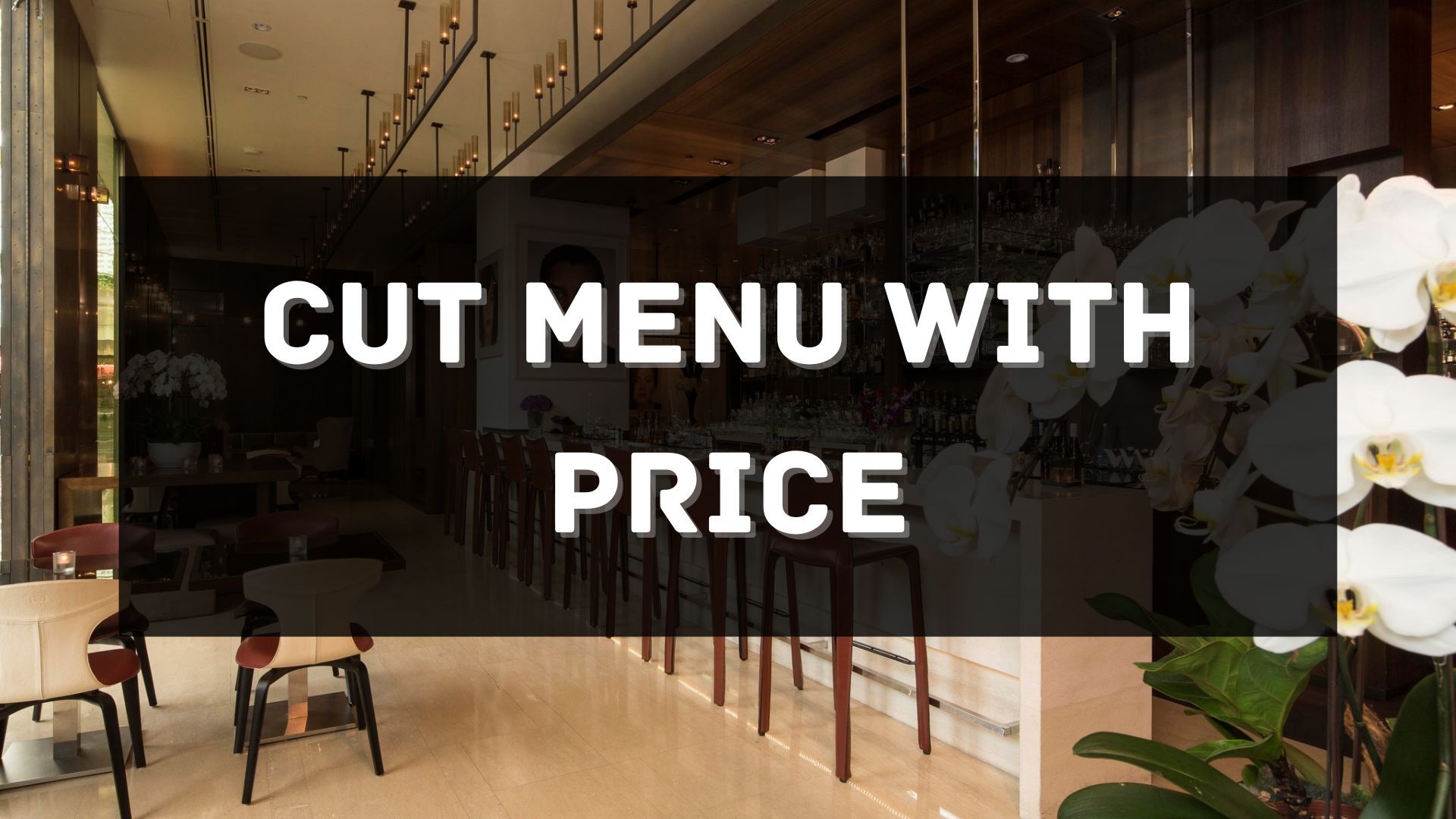 CUT menu prices singapore