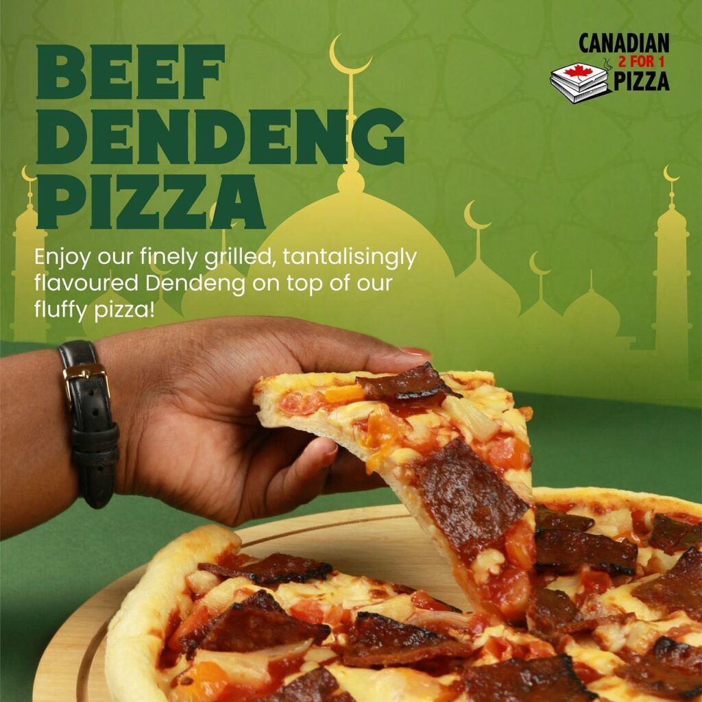 Beef Dengdeng pizza