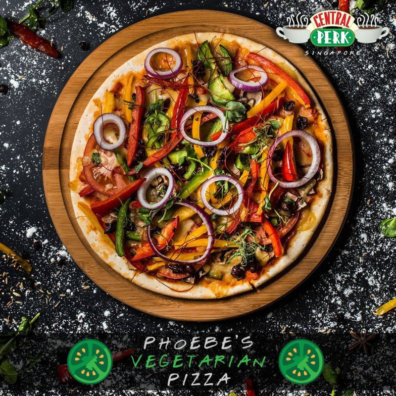 Phoebe's Vegetarian pizza