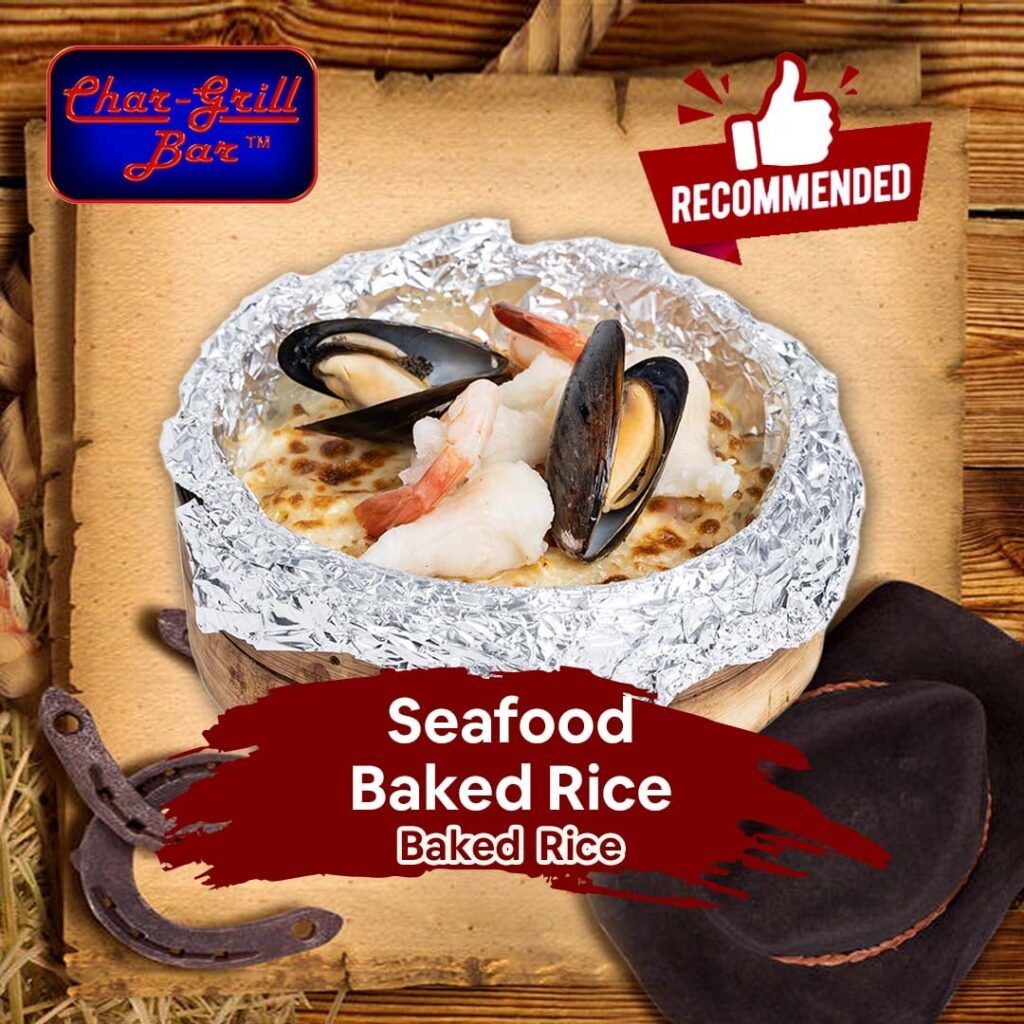 Seafood Baked rice