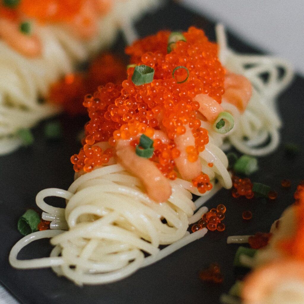 Truffle angel hair pasta