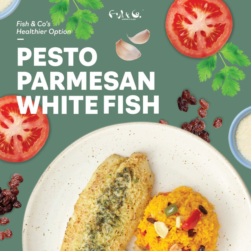 Pesto Parmesan White Fish