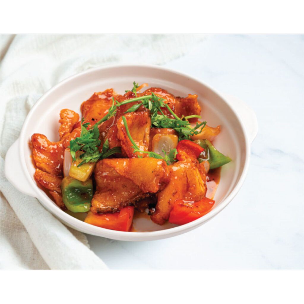 Sweet & Sour sliced fish