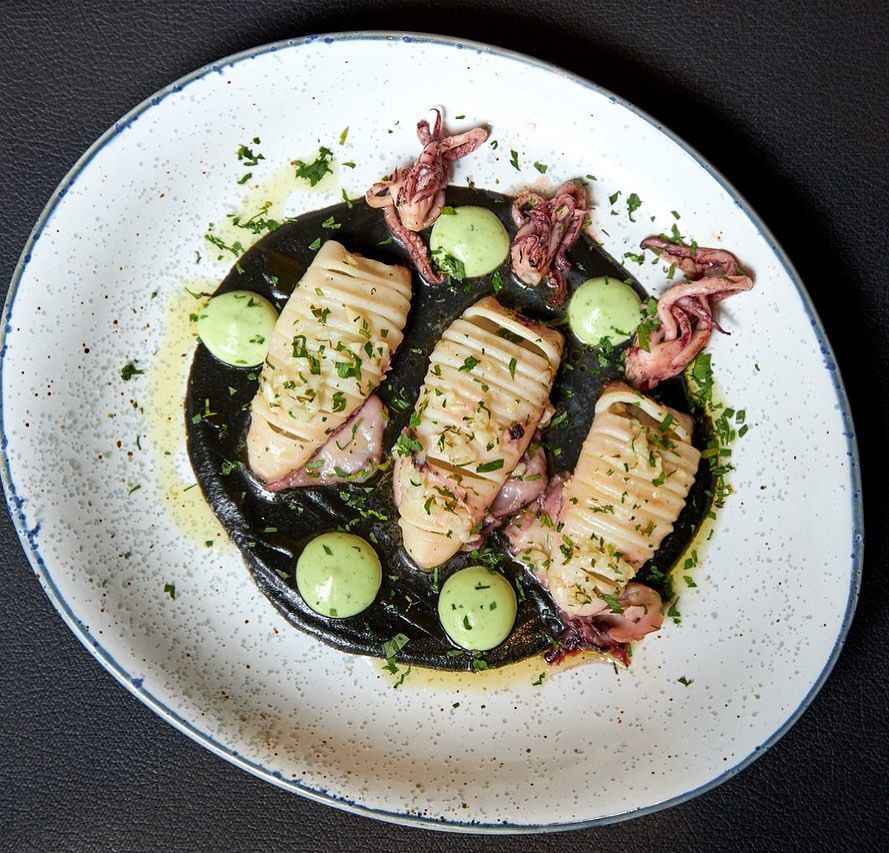 Charcoal Grilled Spanish Squid