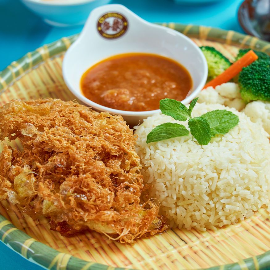 Hainanese Chicken Chop Rice