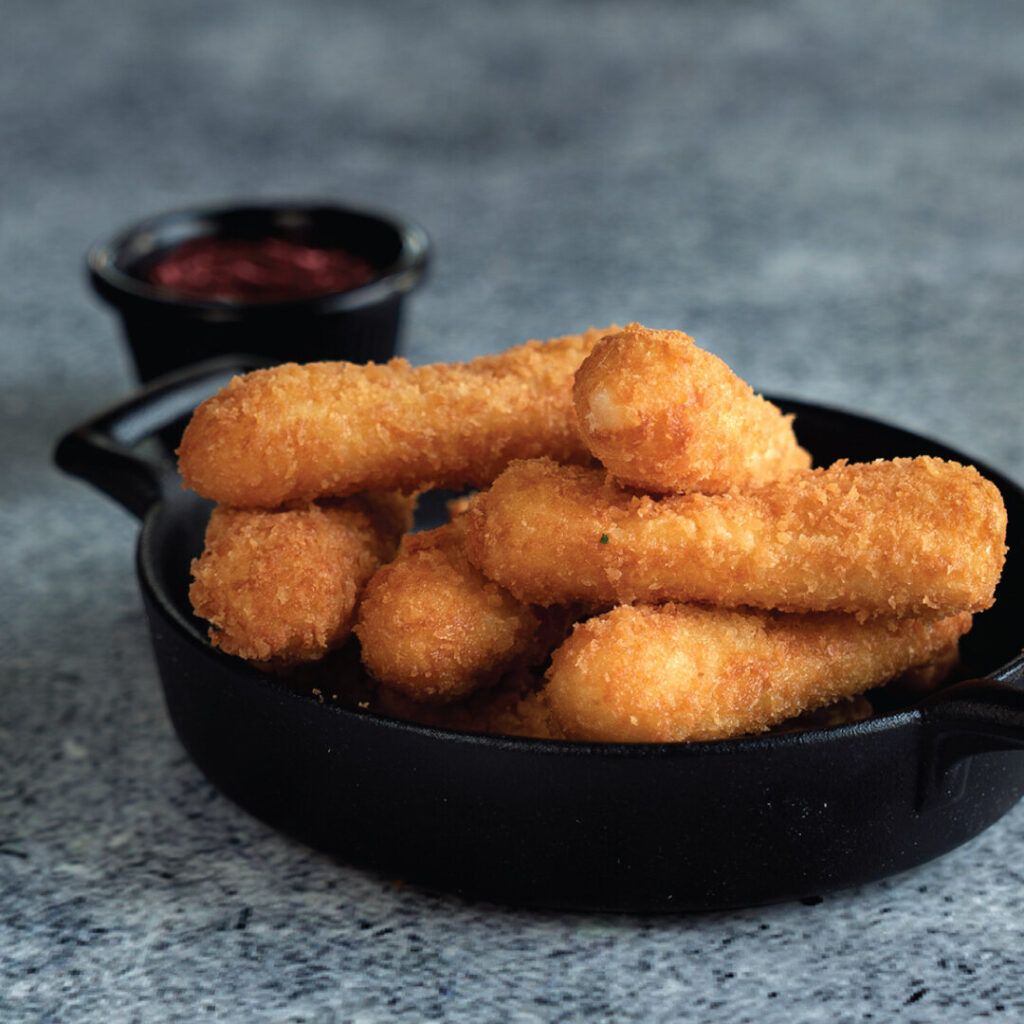 Cheddar cheese sticks