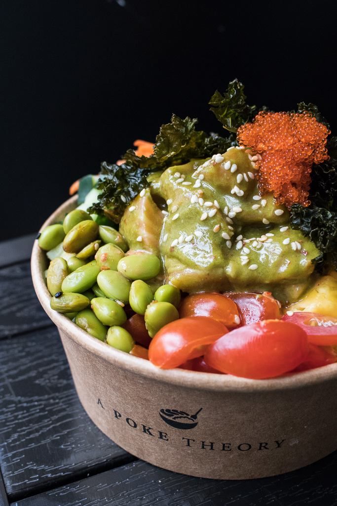 Avocado Miso Salmon bowl