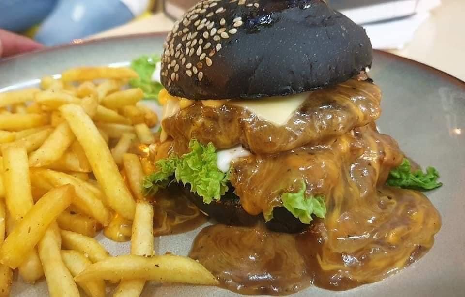 Double beef cheese burger