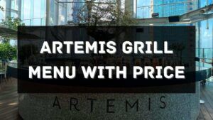 artemis grill menu prices singapore