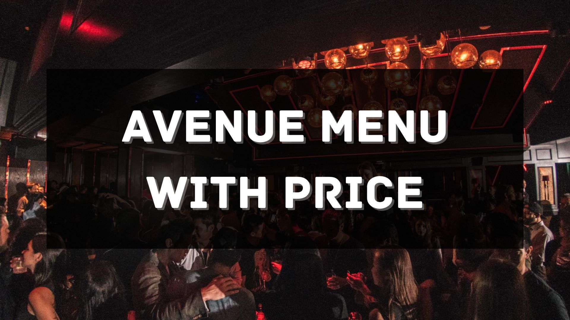 avenue menu prices singapore