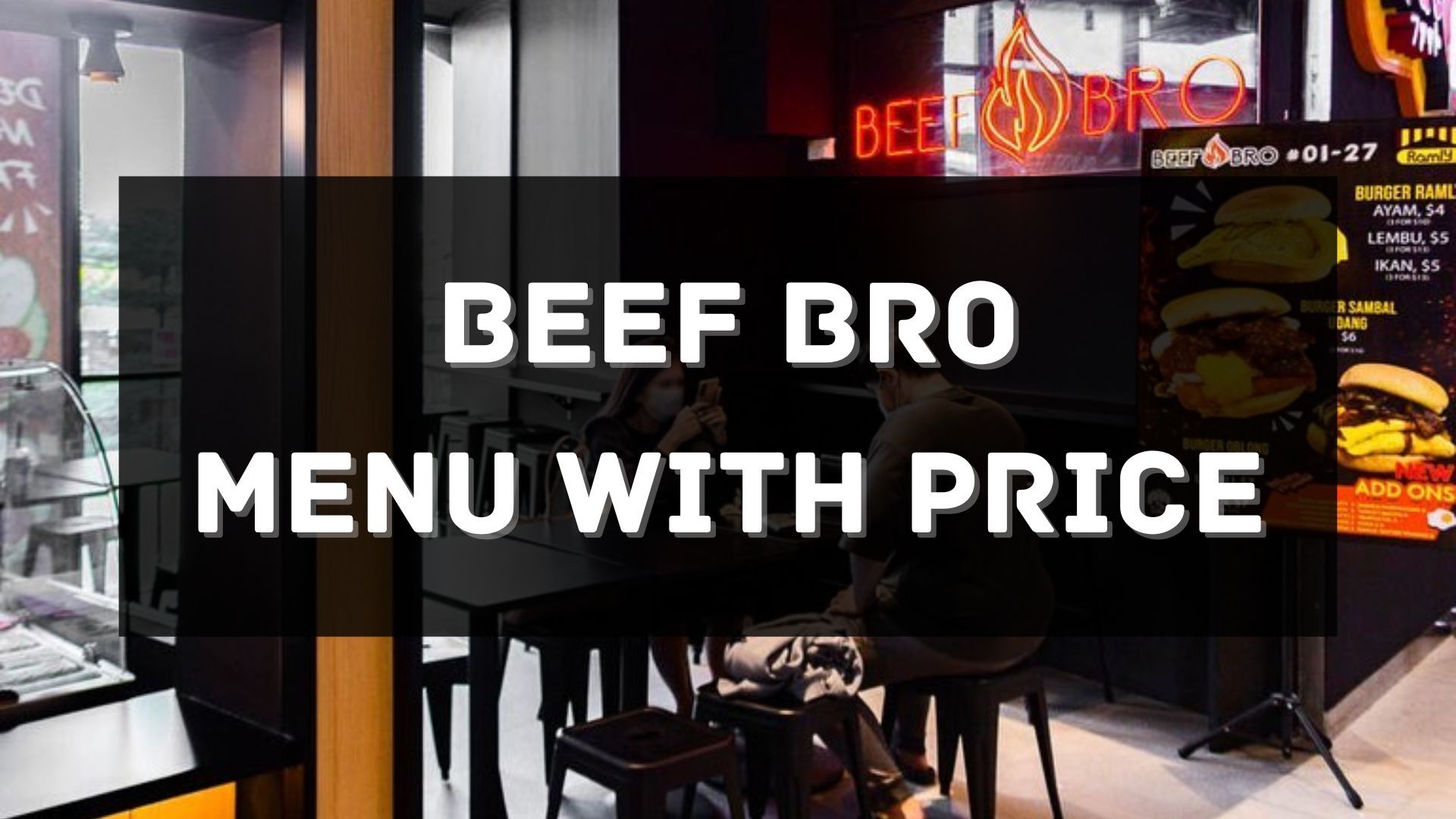 beef bro menu with price
