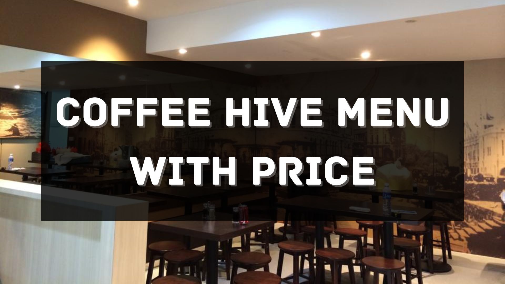 coffee hive menu prices singapore
