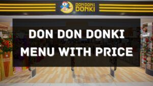 don don donki menu prices singapore