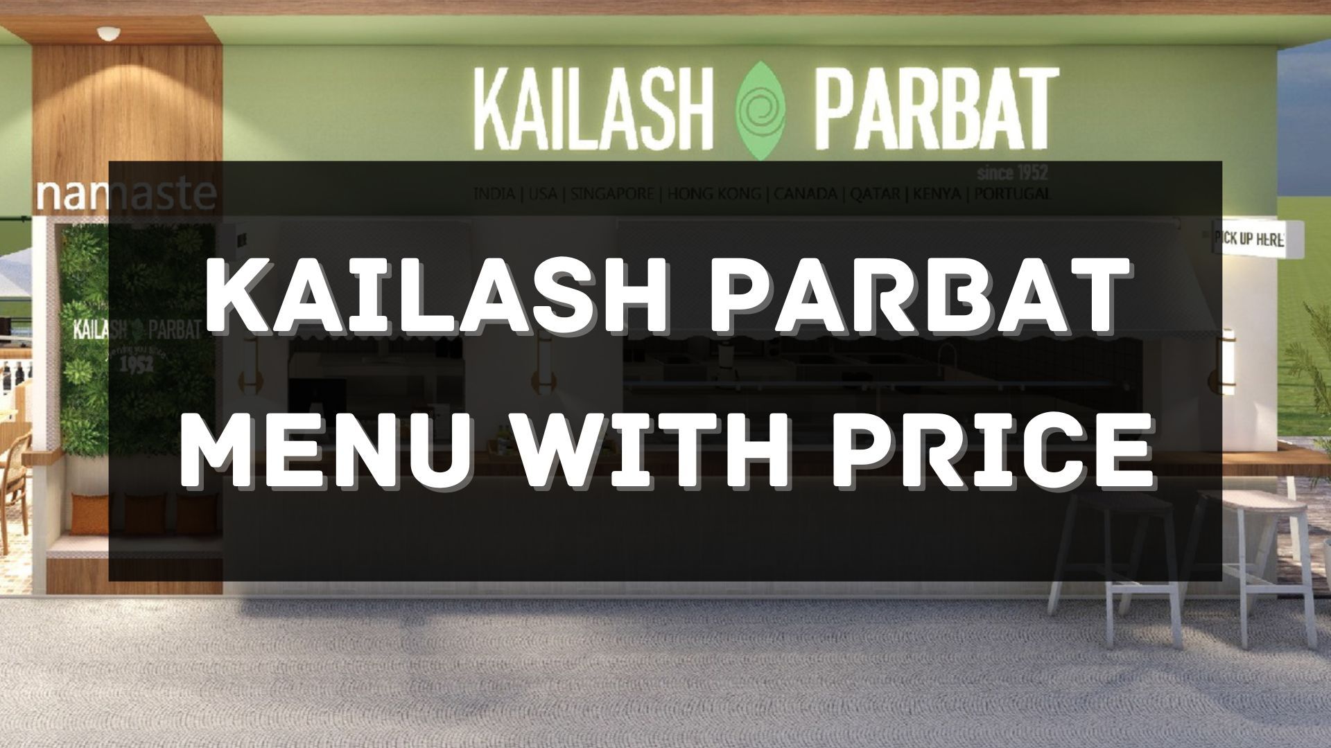 kailash parbat menu prices singapore