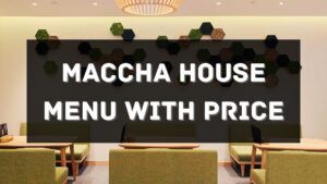 maccha house menu prices singapore