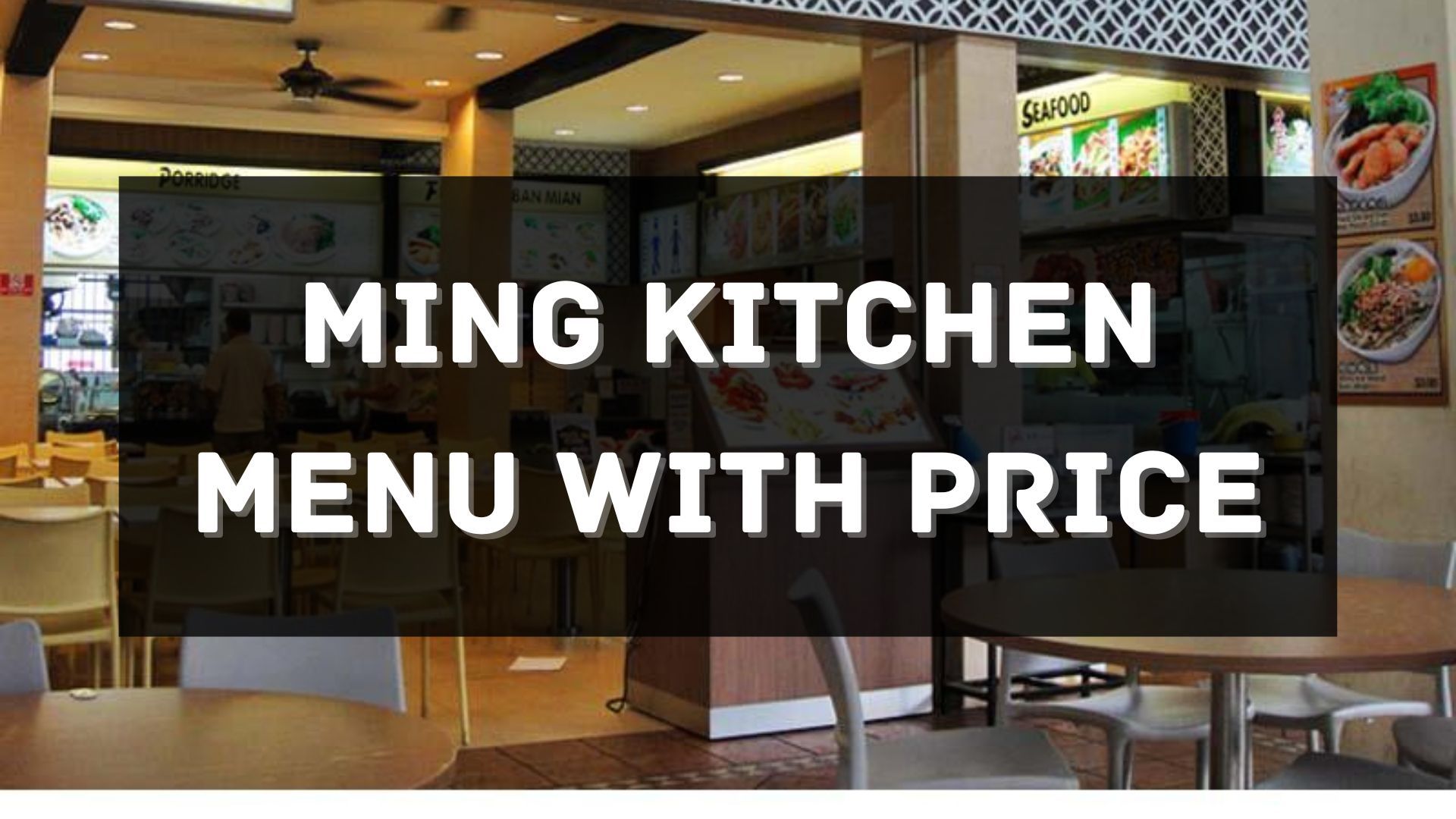 ming kitchen menu prices singapore