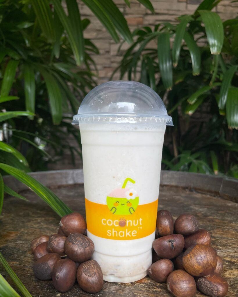 Roasted chestnut coconut shake