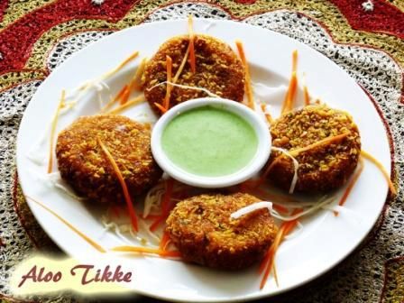 Aloo tikki chaat