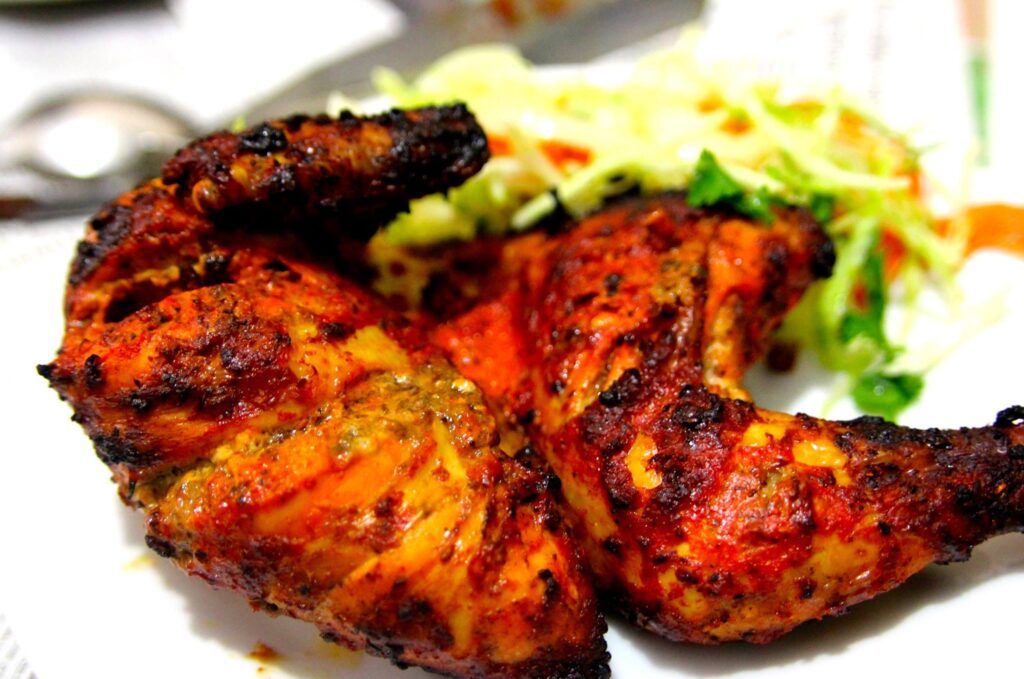 Smoked tandoori chicken