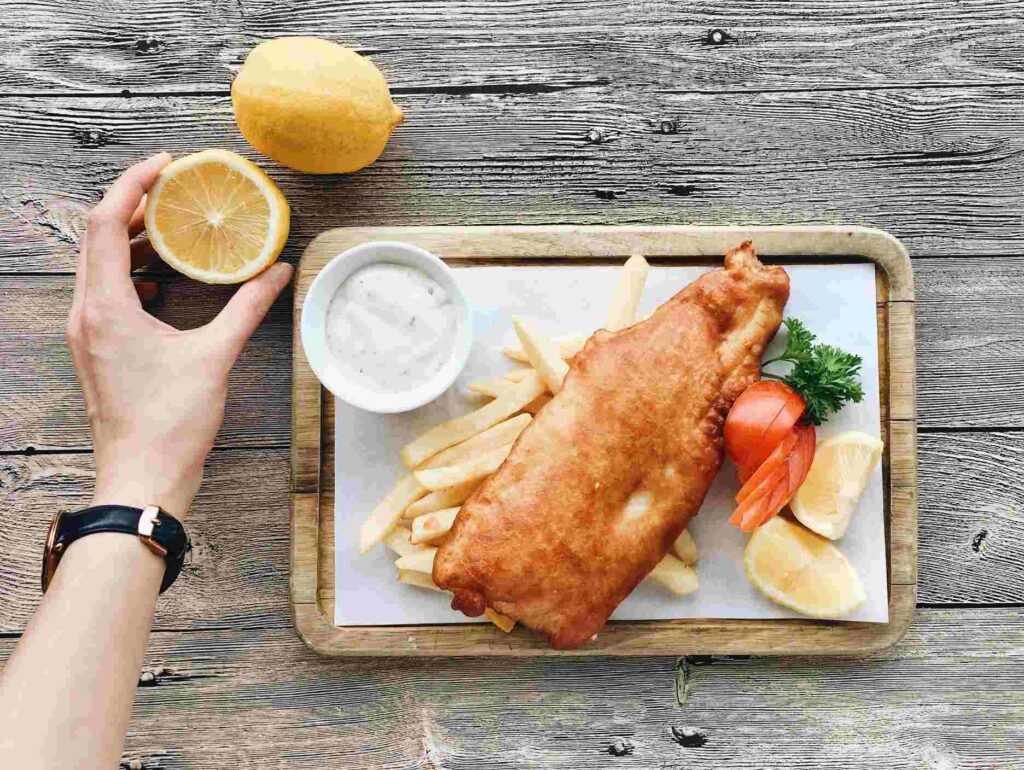 Beer battered Fish and Chips
