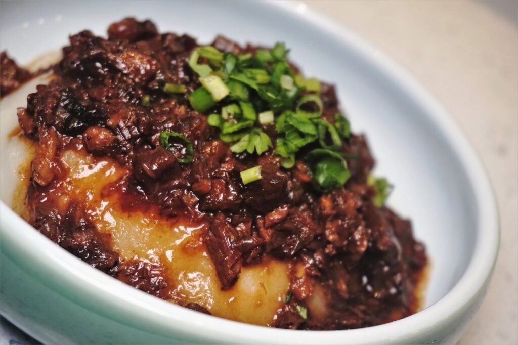 Mashed Potato with Braised Beef sauce