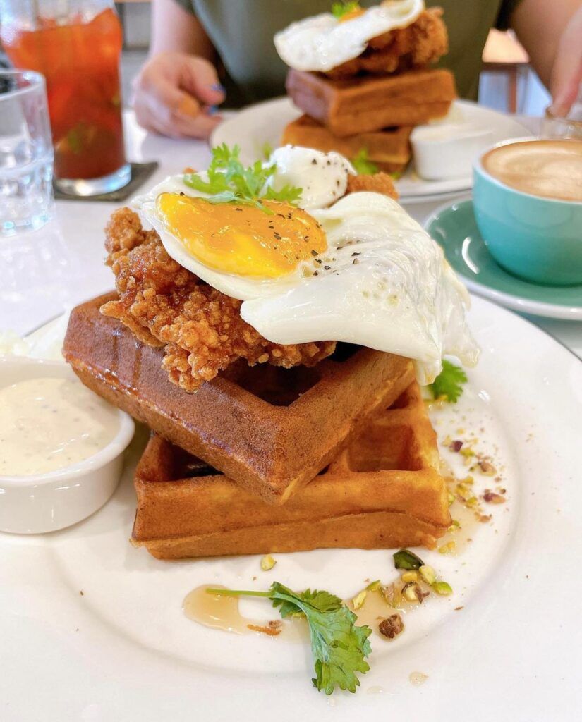 Chicken Egg waffle