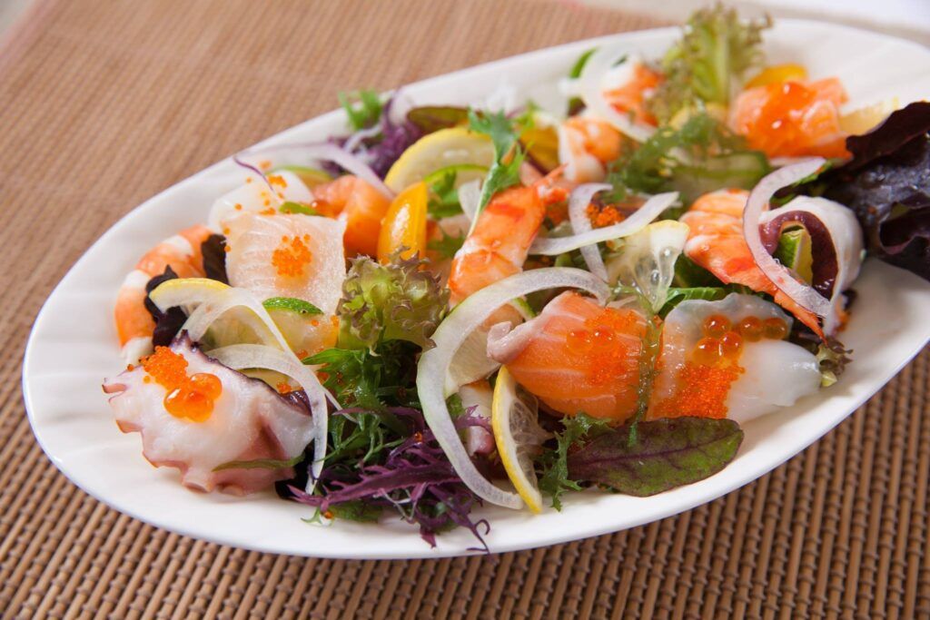 Salmon salad