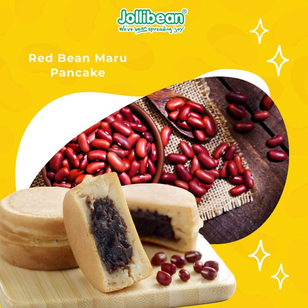 Red bean maru pancake