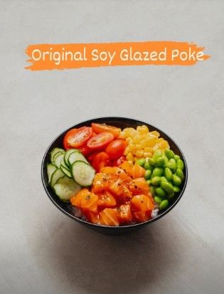 Original Soy Glazed poke bowl