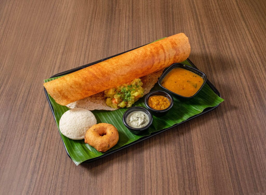 Masala dosai meal