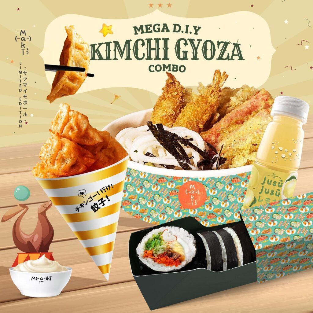 Mega D.I.Y. Kimchi Gyoza combo