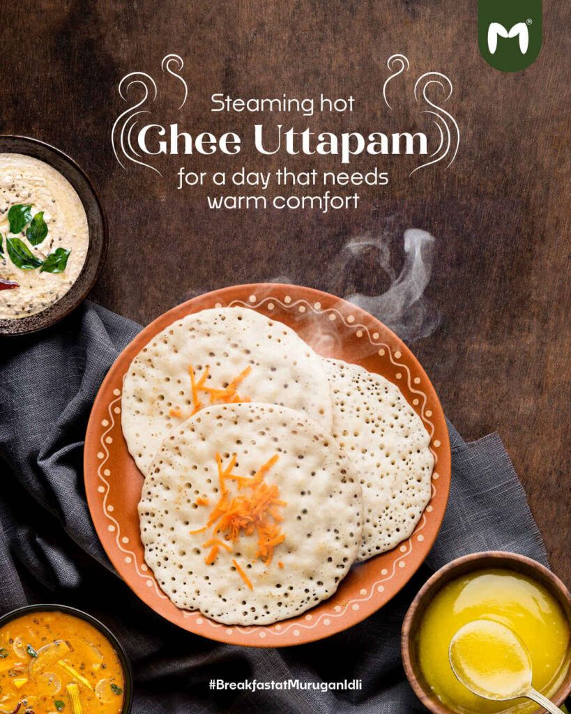 Ghee uttapam