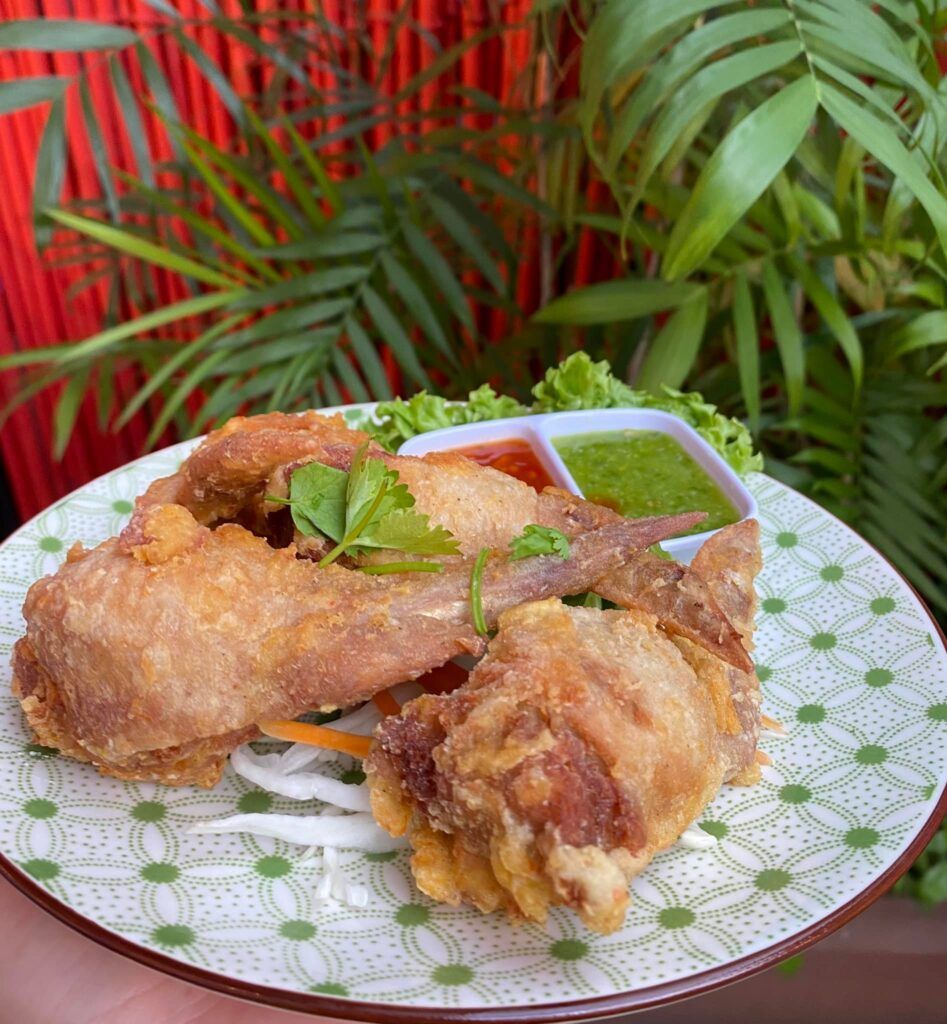 Thai style basil chicken