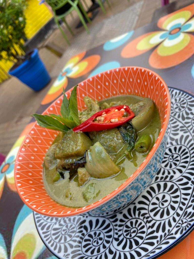 Thai green pork curry
