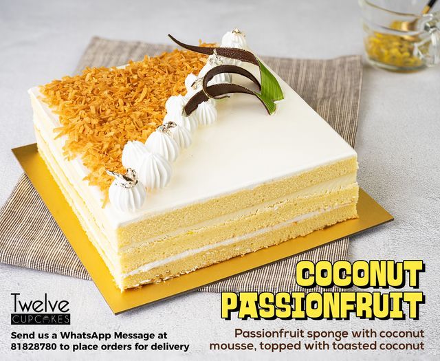 Coconut Passionfruit cake