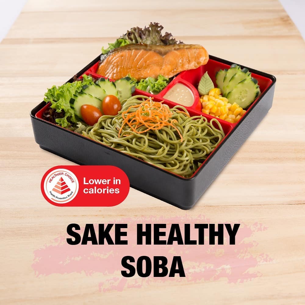 Sake healthy soba
