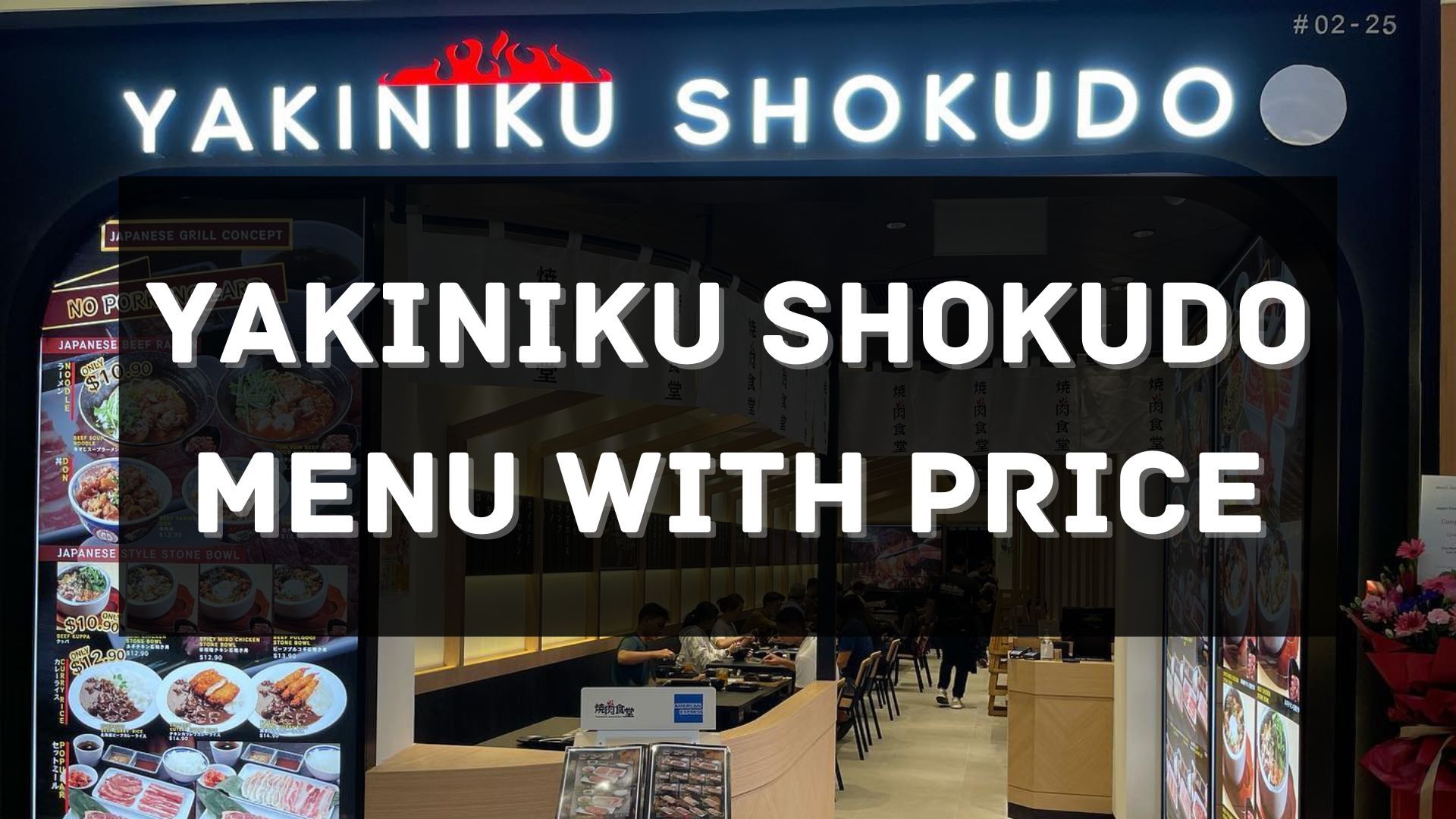 yakiniku shokudo menu prices singapore