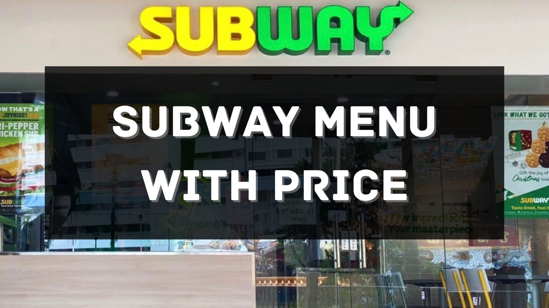 subway menu prices singapore